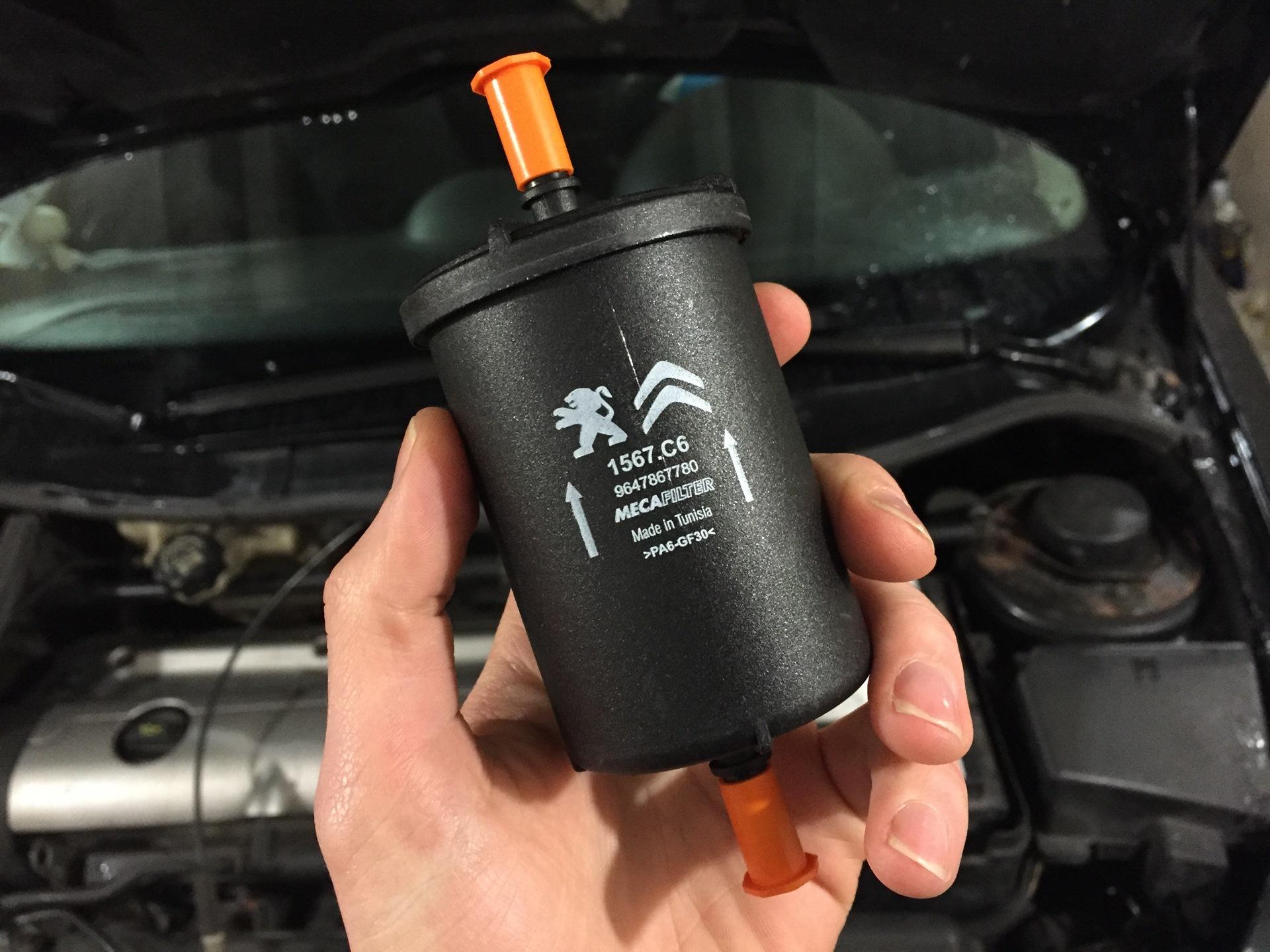 Топливный фильтр от ВАЗ Peugeot 206